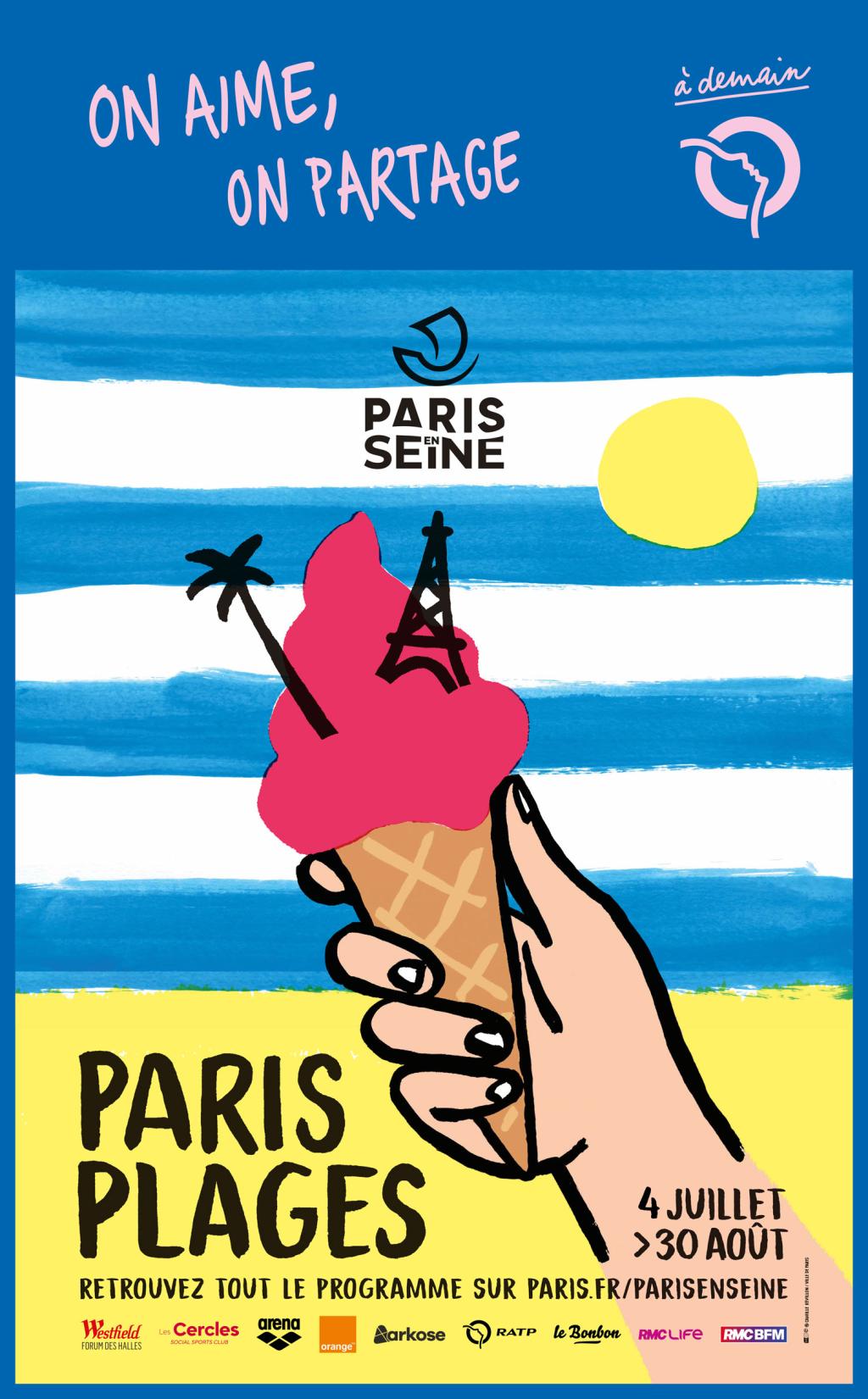 Affiche Paris Plages 2026